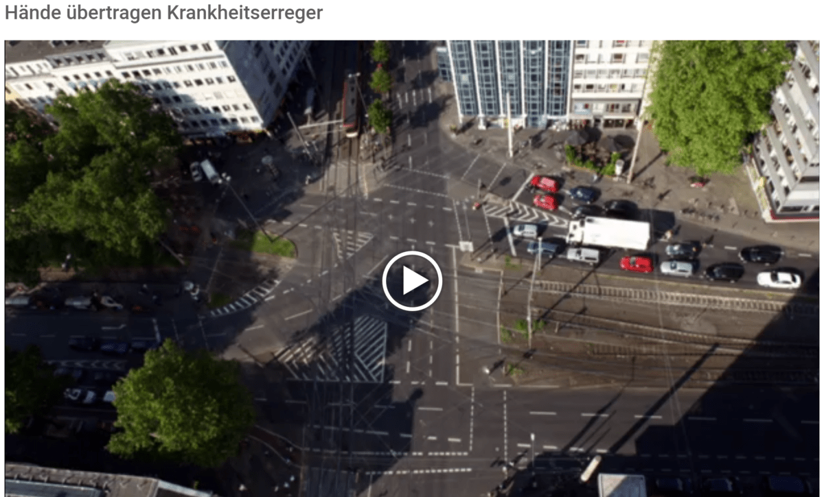 Hauptinfektionsweg - Hände